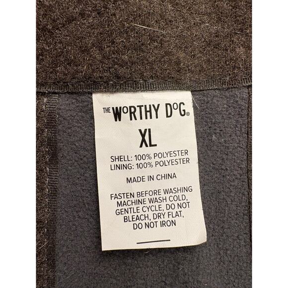 The Worthy Dog Pet Sweater Soft Coat Faux Fur Adjustable Size XL - Picture 8 of 8